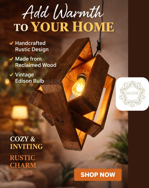 wooden lamp